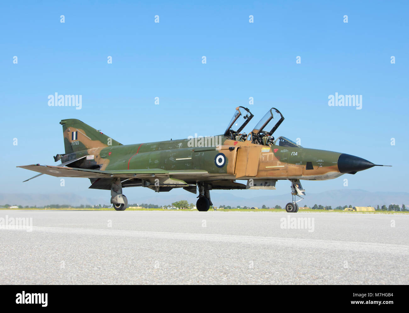 Hellenic Air Force RF-4E Phantom. Stock Photo
