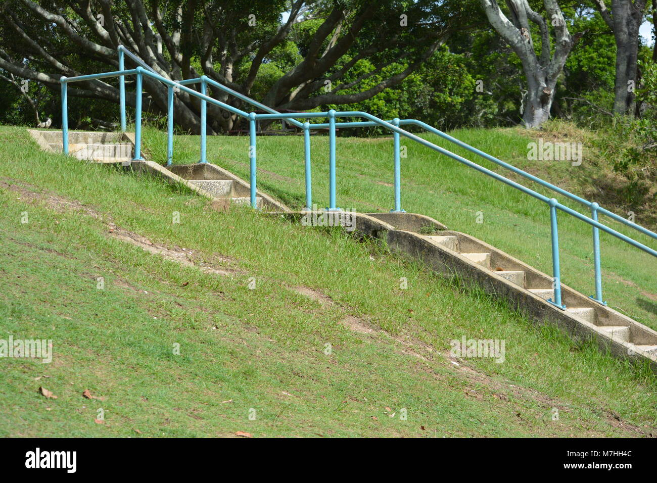 Stair rails leading up stairs hi-res stock photography and images - Alamy