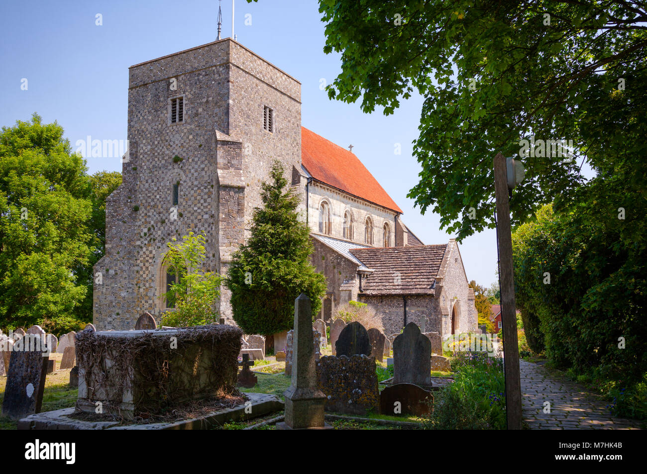The church of St Andrew and St Cuthman in St Mary in Steyning, West