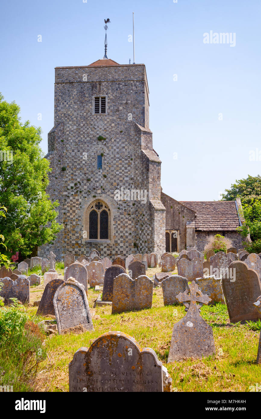 The church of St Andrew and St Cuthman in St Mary in Steyning, West