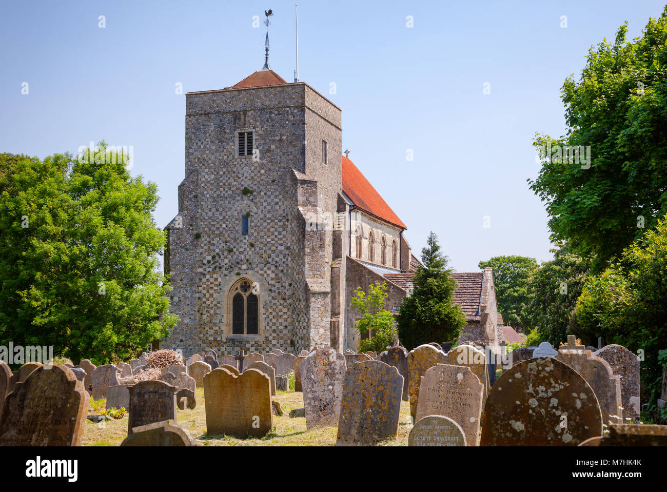 The church of St Andrew and St Cuthman in St Mary in Steyning, West