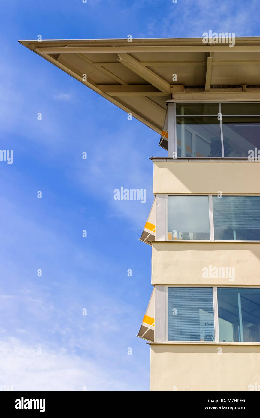 Modern office building with a blue sky Stock Photo - Alamy