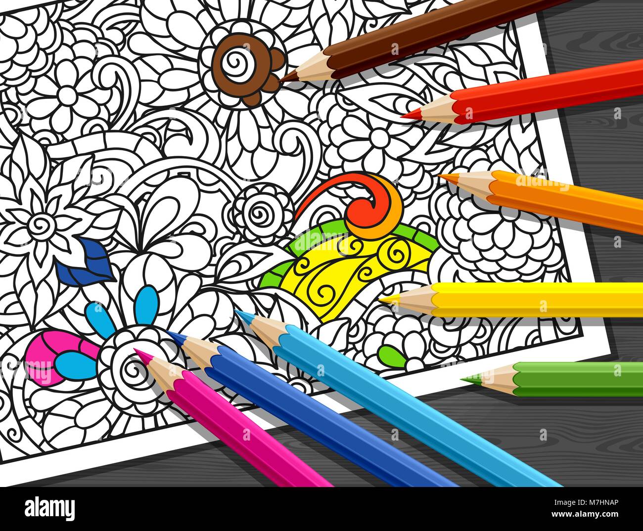 Gorgeous Adult Colouring Books And Pens Wallpaper Photography Gorgeous Adult Colouring Books And Pens Wallpaper Photography