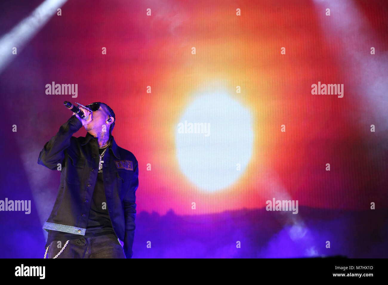 Parramatta, NSW, Australia. 10th Mar, 2018. US Rapper Tyga performing ...