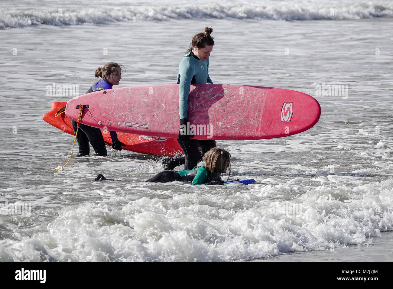 Bracklesham Bay, East Wittering, West Sussex. 11th March 2018. Large