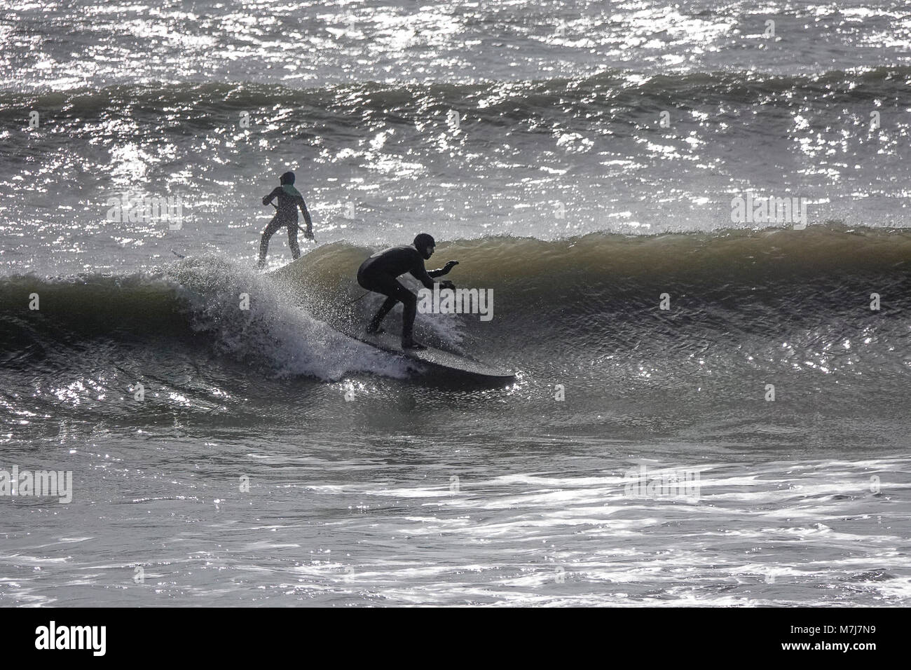Bracklesham Bay, East Wittering, West Sussex. 11th March 2018. Large