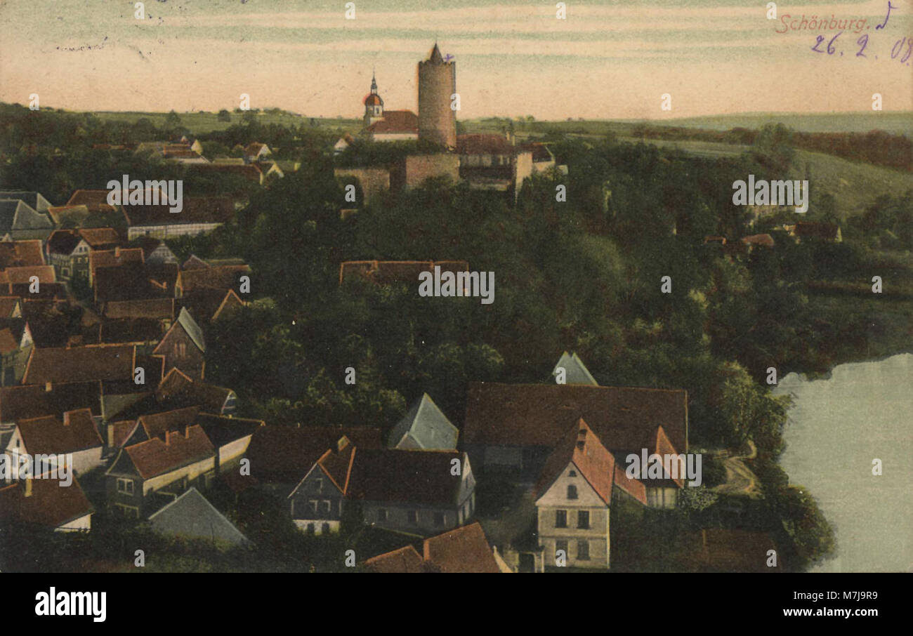 Schönburg (Kr. Naumburg), Sachsen-Anhalt - Stadtansicht (Zeno ...