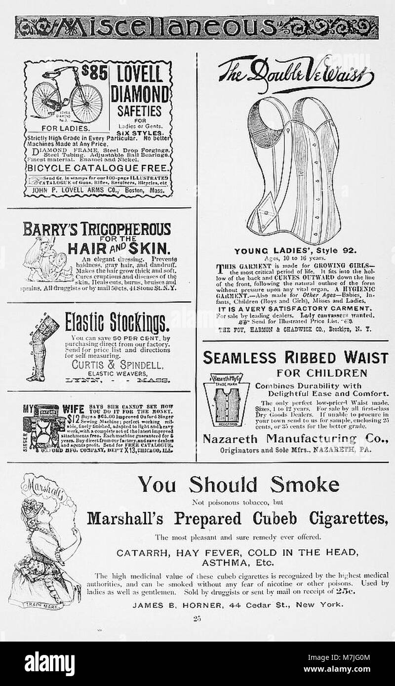 19th century advertisements hi-res stock photography and images - Alamy