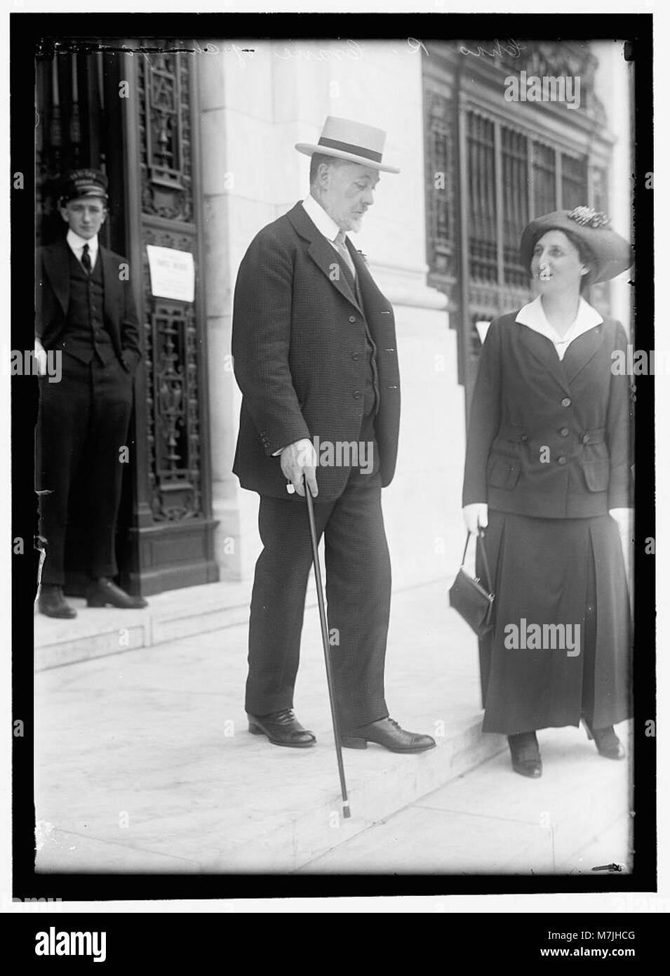 CRANE, CHARLES RICHARD. OF CHICAGO. AMBASSADOR TO CHINA, 1909, RESIGNED BEFORE SERVING. CHAIRMAN OF FINANCE COMMISSION, 1912 LCCN2016866492 Stock Photo