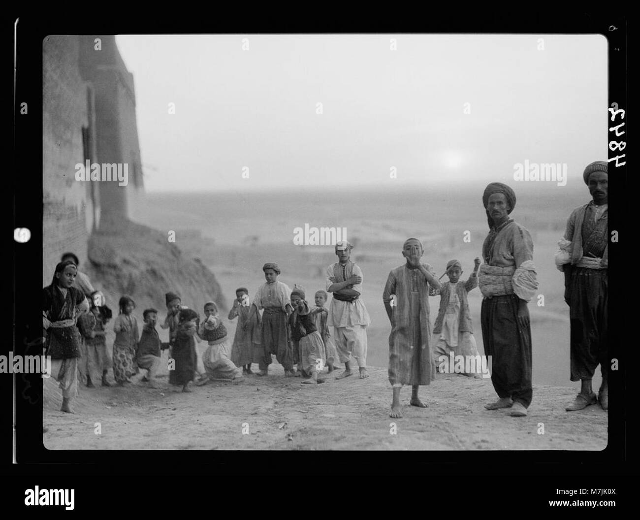 A scene from ancient Arbela (modern-day Erbil, Iraq), once the center ...