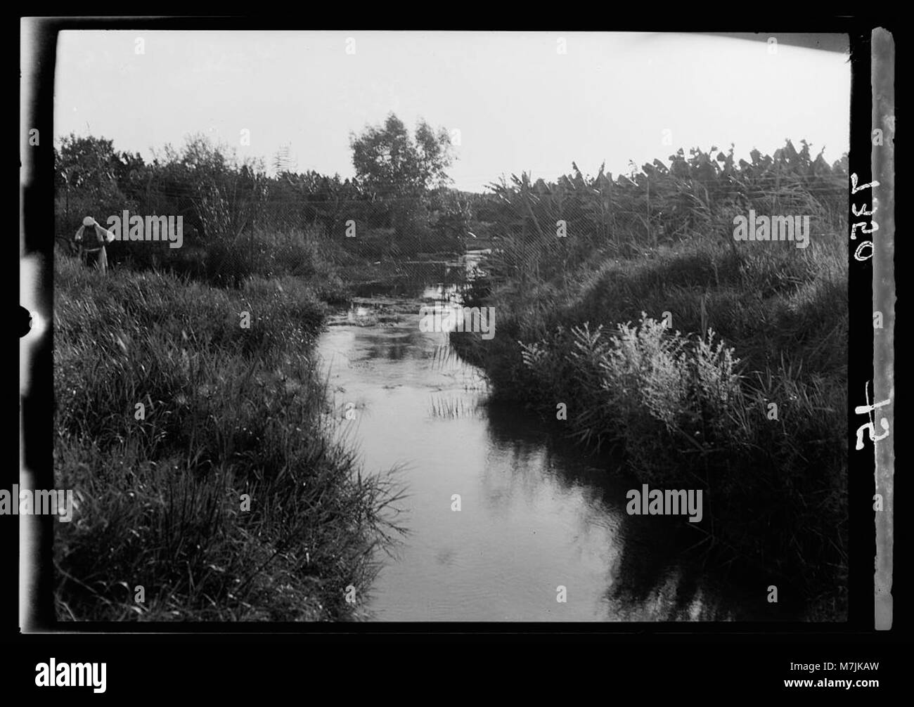 Jerusalem Water Works. Ras el Ain source of River Auja LOC matpc.16753
