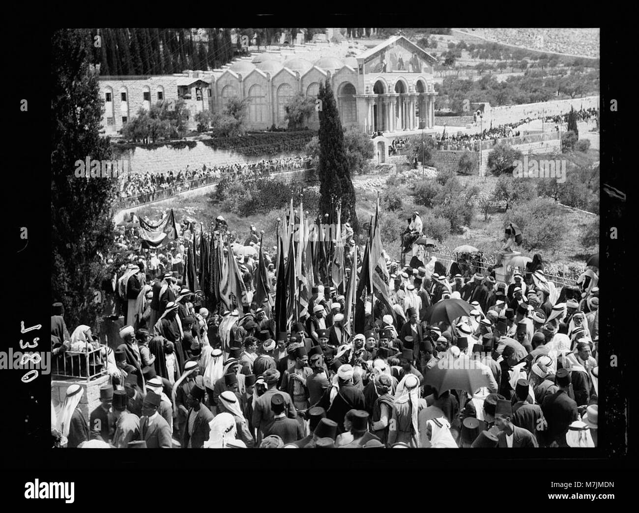 Neby Mousa (i.e., Nebi Musa). Pass up Gethsemane LOC matpc.16782 Stock ...