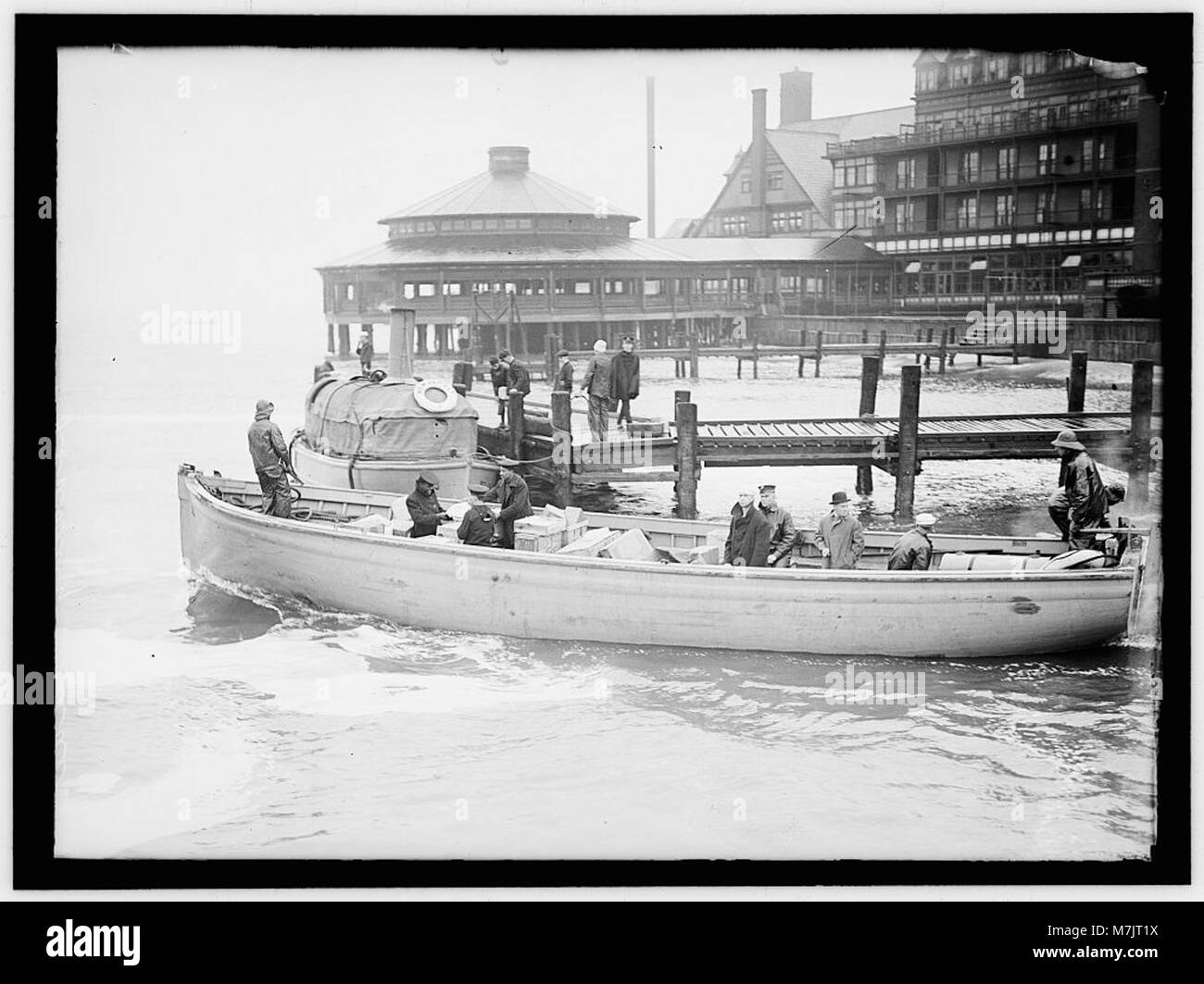 Old Point Comfort Va Wharf Lccn2016865372 Stock Photo 176820278