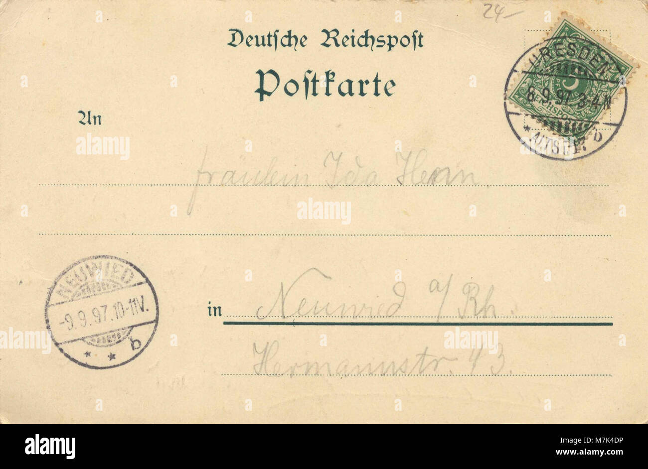 📮 Carte Postale Ancienne - Bad Hotel & Friedensburg à Kötzschenbroda (1906) - Allemagne