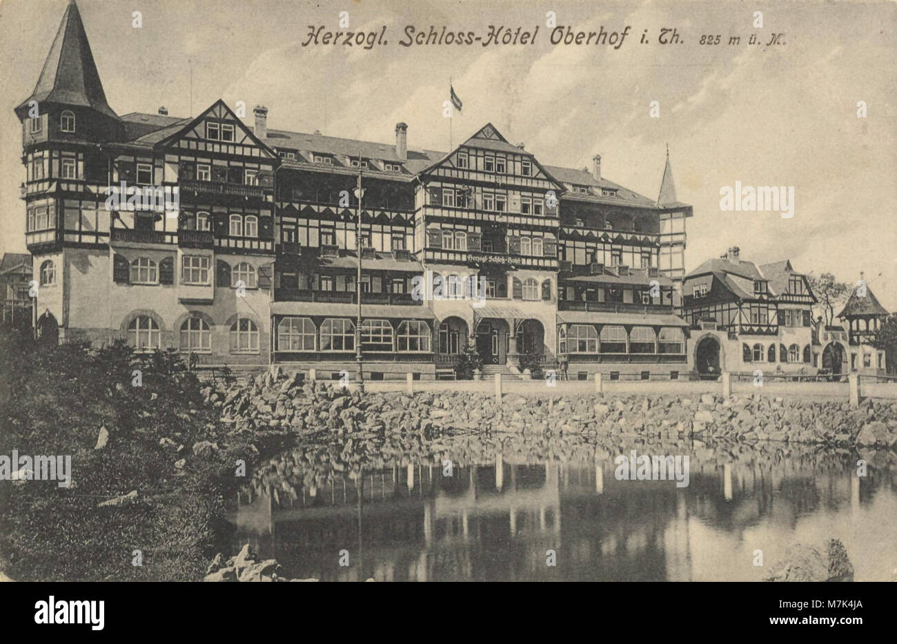 Oberhof i. Thür., Thüringen - Herzogl. Schlosshotel (Zeno Ansichtskarten) Stock Photo