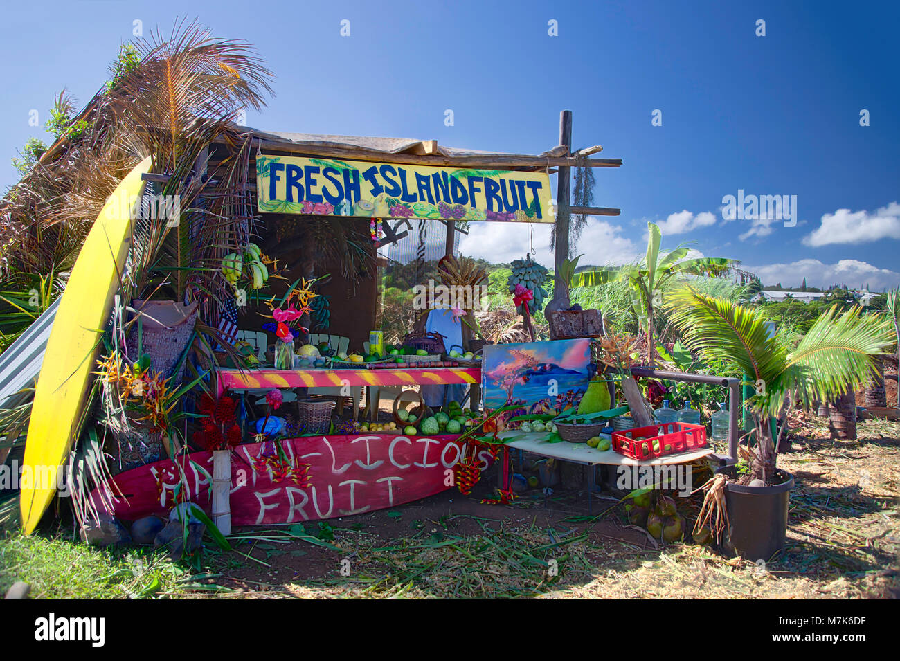 Hawaii fruit stand hi-res stock photography and images - Alamy