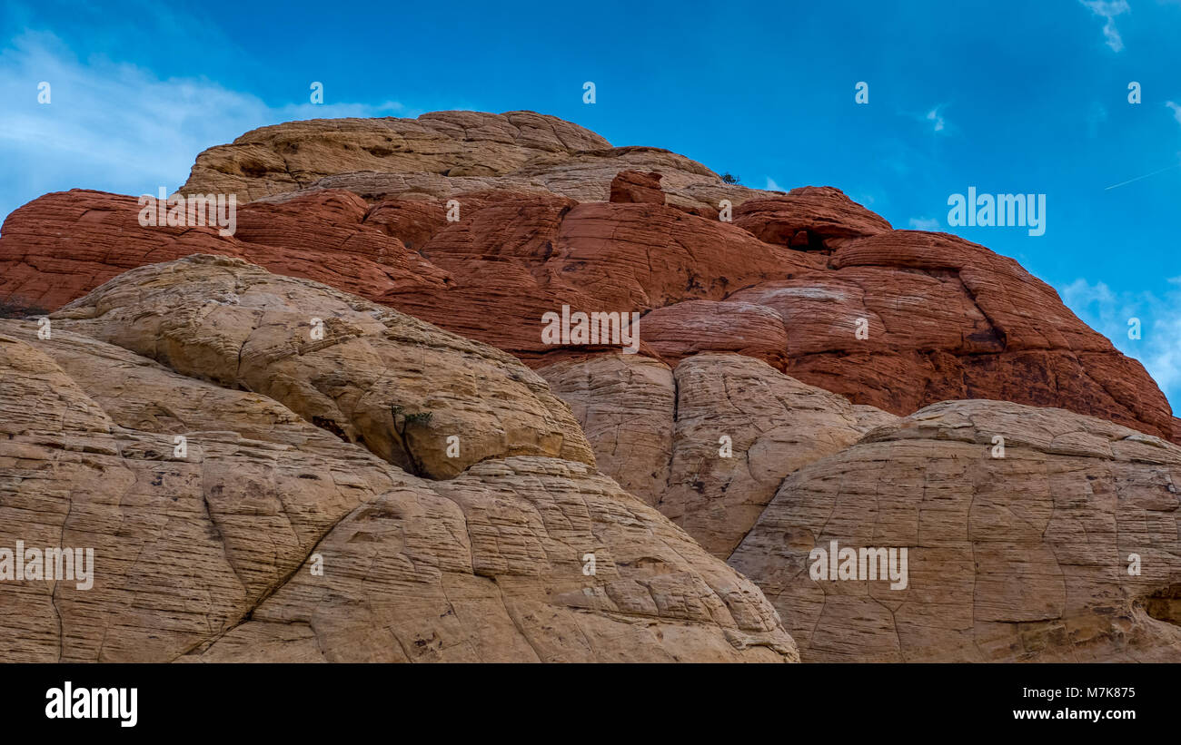 Red Rock Mountain Background Stock Photo
