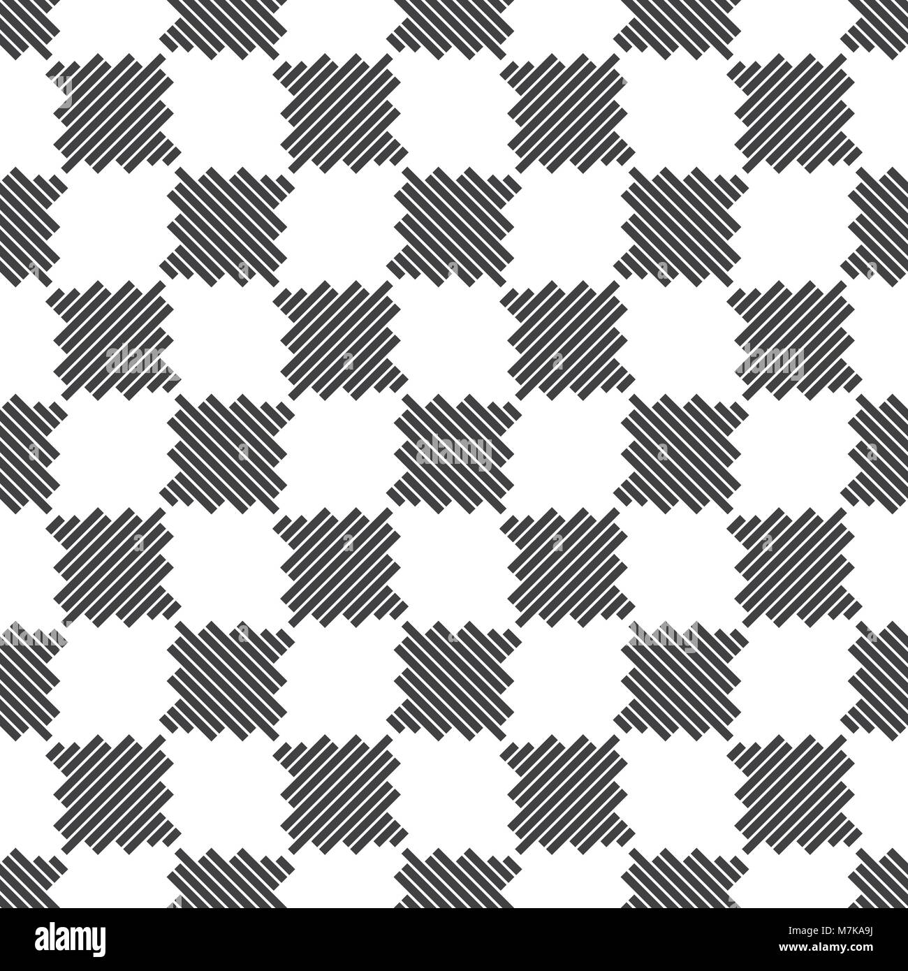 Seamless checkered pattern. Modern stylish texture. Contemporary original design. Vector element of graphical design Stock Vector