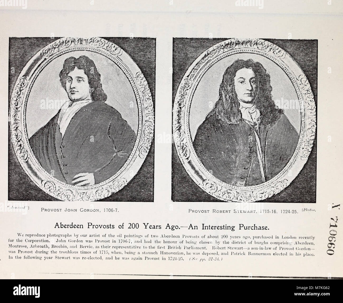 'Aberdeen journal' notes and queries (1909) (14744744786 Stock Photo