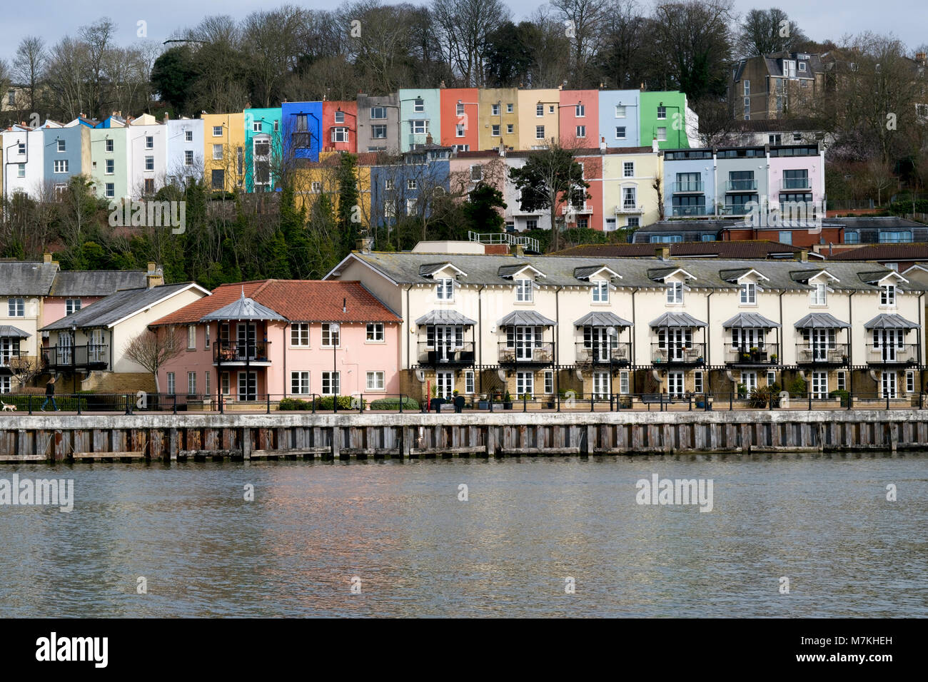 Colourful Harbourside Houses High Resolution Stock Photography and