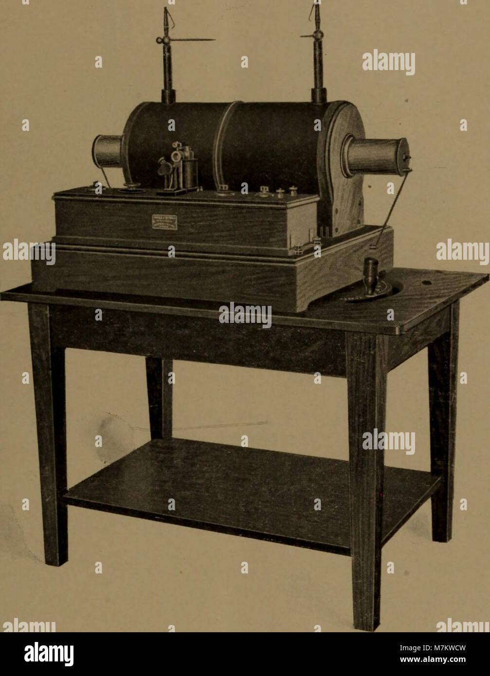 This 1904 publication illustrates Roentgen induction coils and early X ...