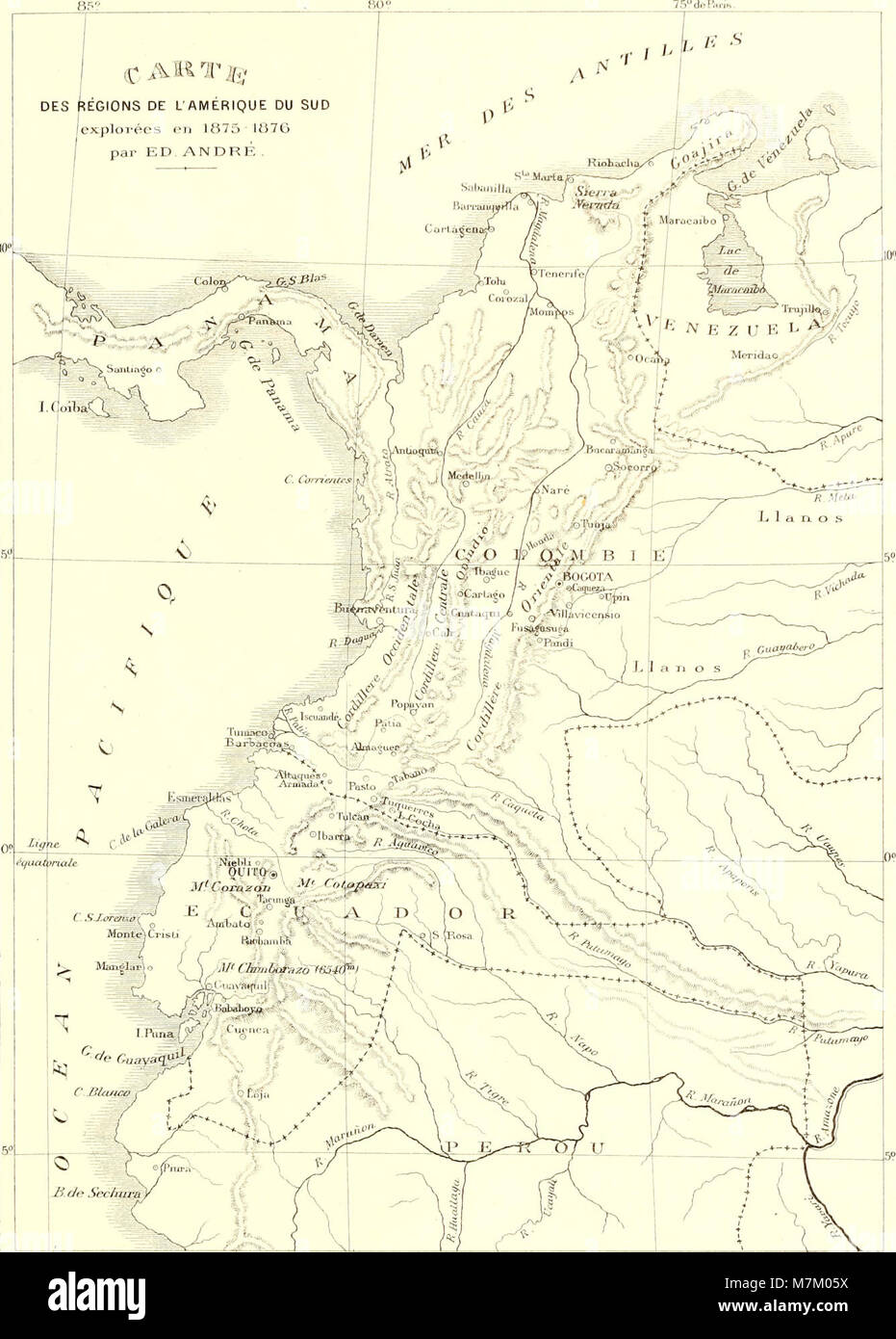 Bromeliaceae andreanae - description et histoire des broméliacées récoltées dans la Colombie, l'Ecuador et le Venezuela (1889) (20231256088) Stock Photo