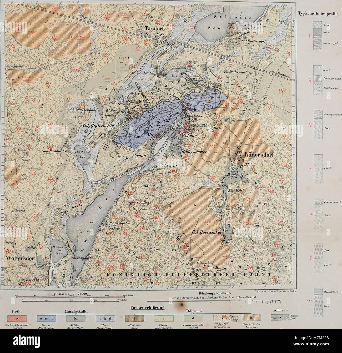 This text discusses the geological mapping of Prussia and the ...