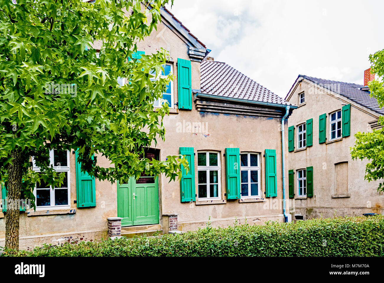 Bochum (Germany) Coal mine Hannover and coal miner estate; Zeche