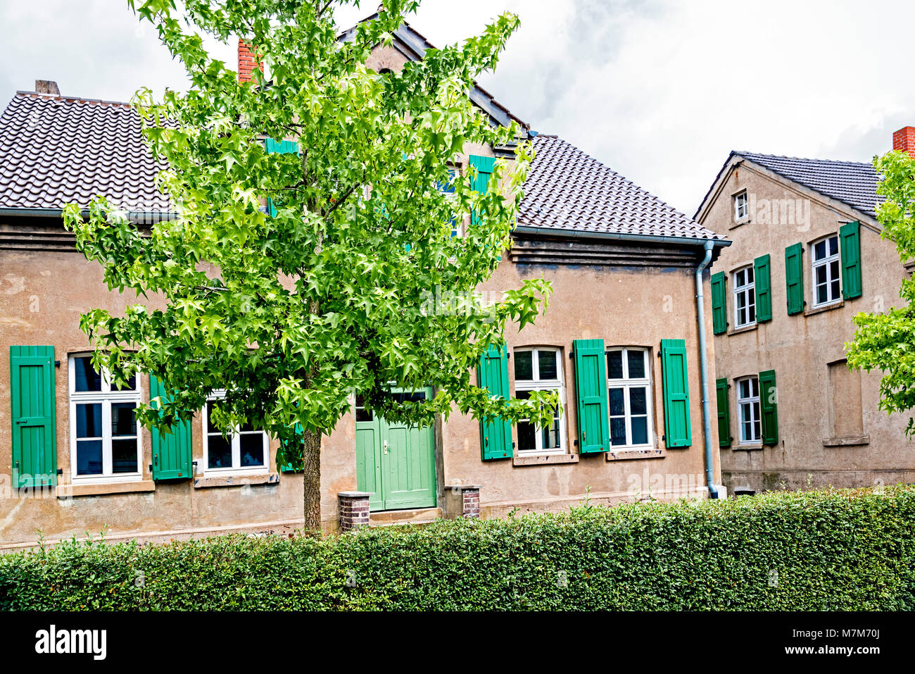 Bochum (Germany) Coal mine Hannover and coal miner estate; Zeche