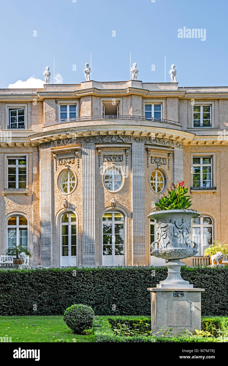 Berlin (Germany): Wannsee Villa, location of the Wannsee Conference 20th January 1942: Haus der Wannsee-Konferenz Stock Photo