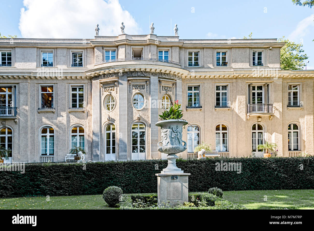 Berlin (Germany): Wannsee Villa, location of the Wannsee Conference 20th January 1942: Haus der Wannsee-Konferenz Stock Photo