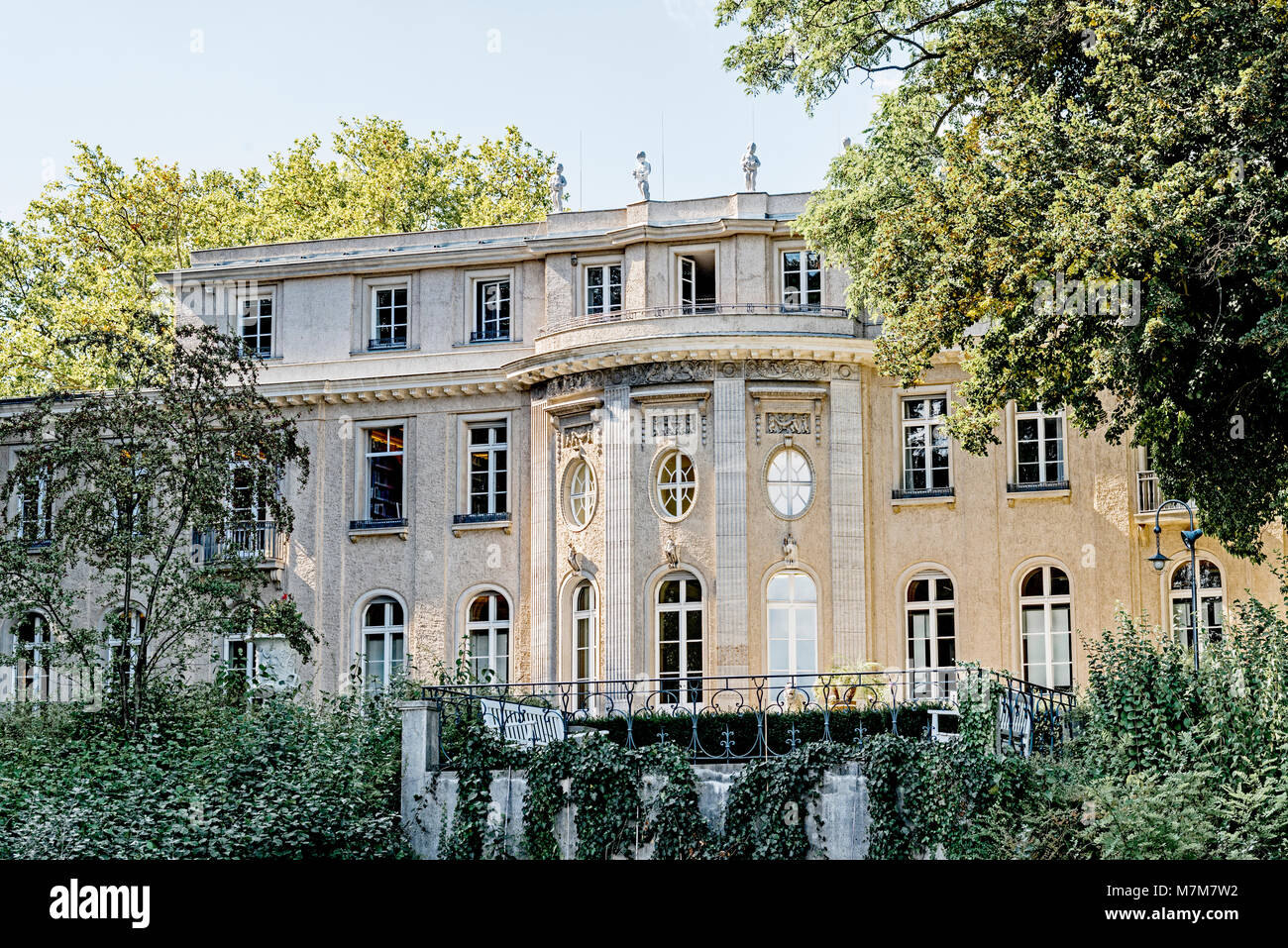 Berlin (Germany): Wannsee Villa, location of the Wannsee Conference 20th January 1942: Haus der Wannsee-Konferenz Stock Photo