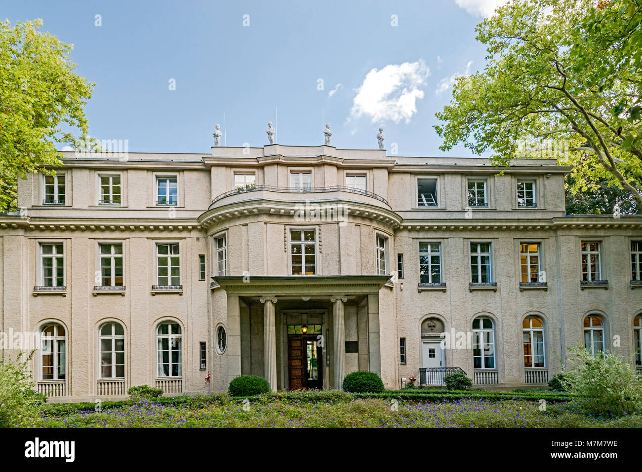 Berlin (Germany): Wannsee Villa, location of the Wannsee Conference 20th January 1942: Haus der Wannsee-Konferenz Stock Photo