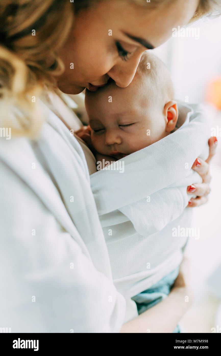 Giving Son Kiss Resolution Stock Photography and - Alamy