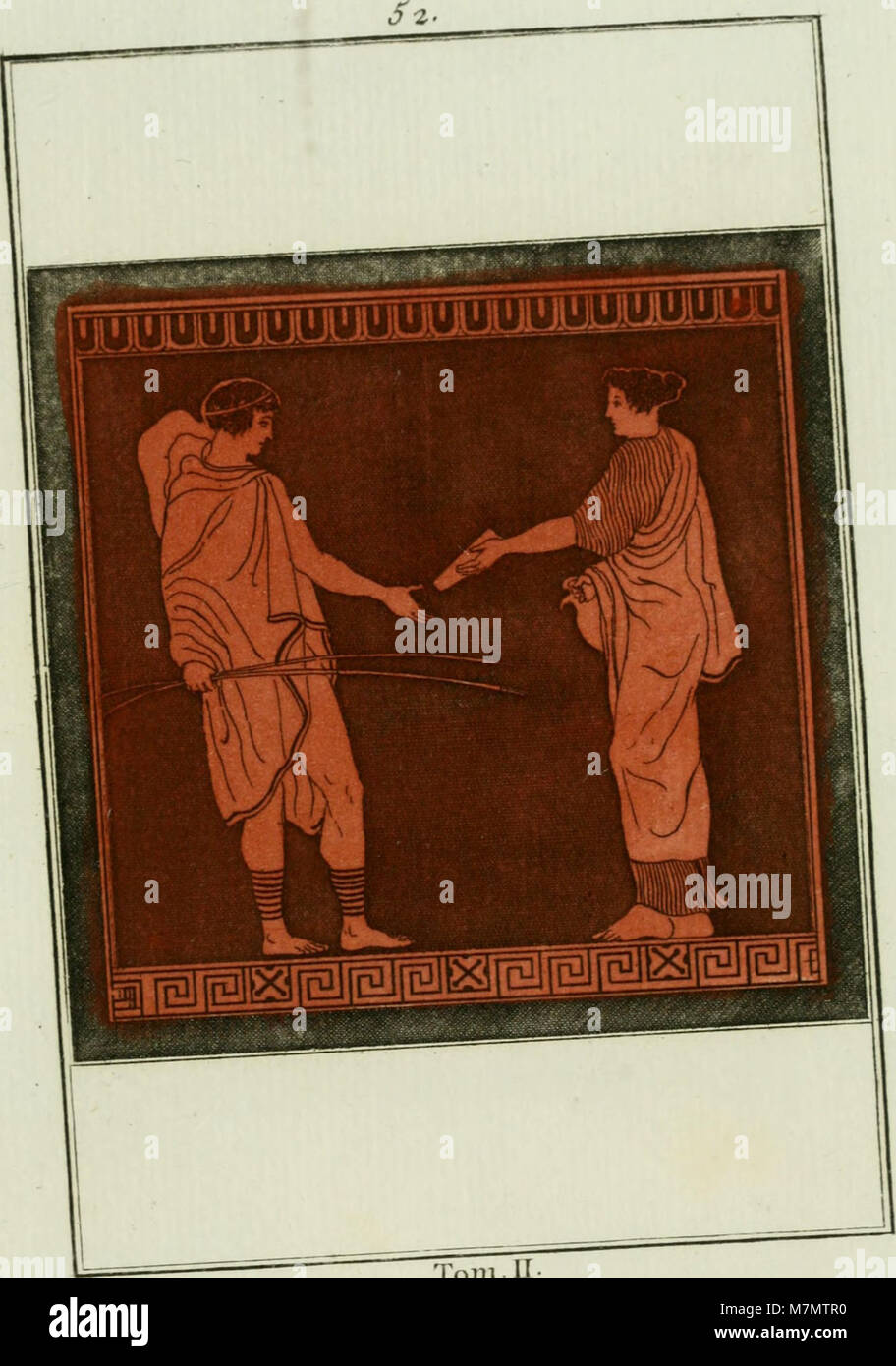 Greek Reproductions This 1787 illustrated work features detailed reproductions of Etruscan ...