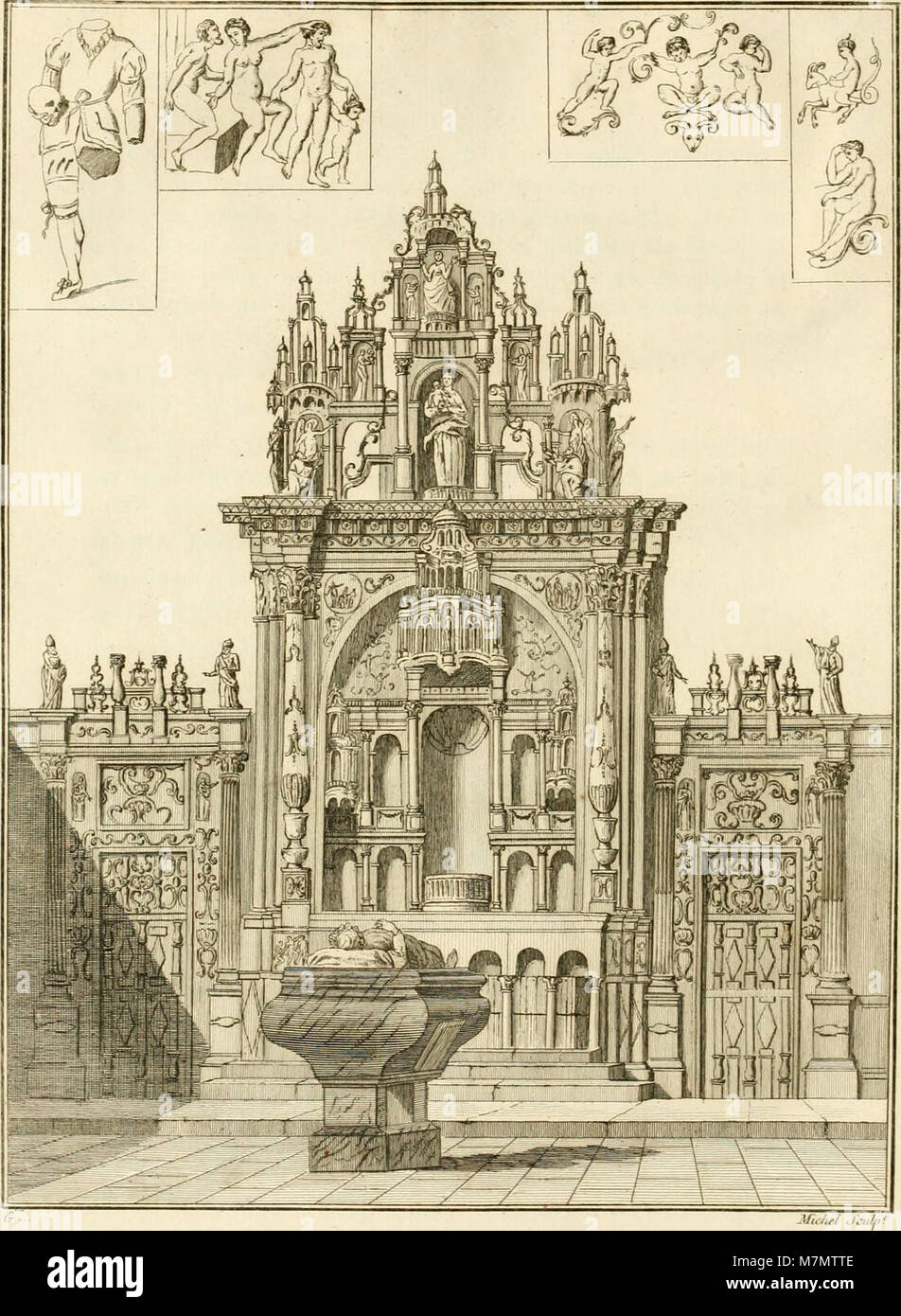 This collection of French national antiques documents tombs ...