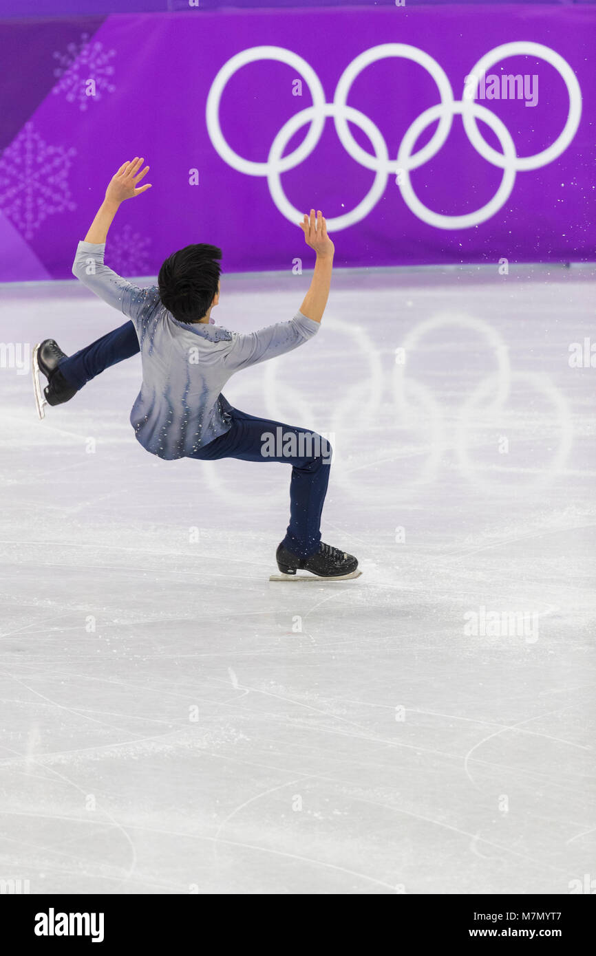 Vincent Zhou (USA) competing in the Figure Skating Men,s Short