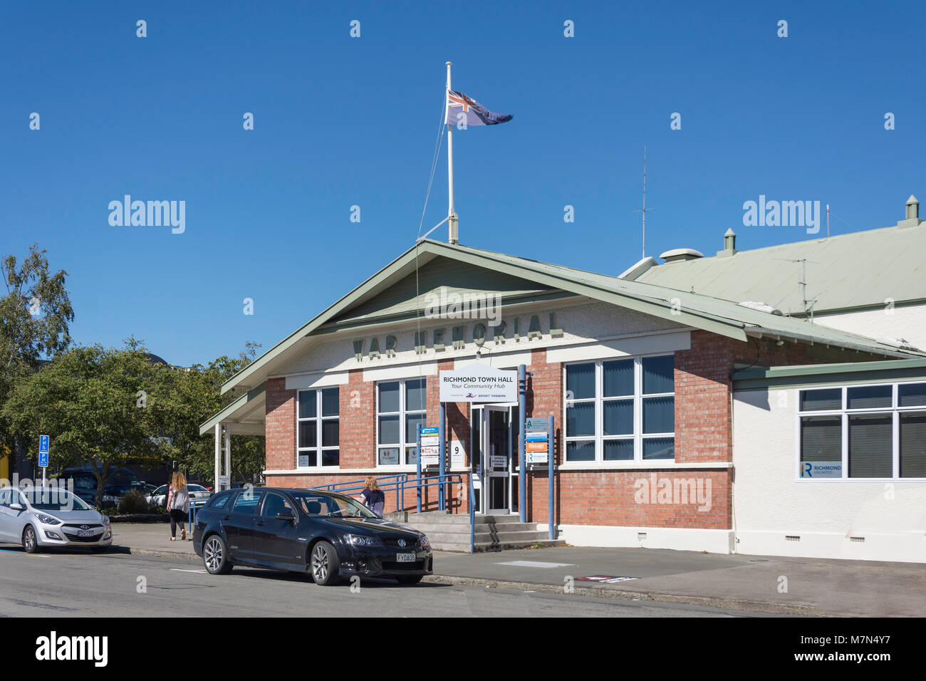 Richmond Town Hall, Cambridge Street, Richmond, Tasman District, New Zealand Stock Photo