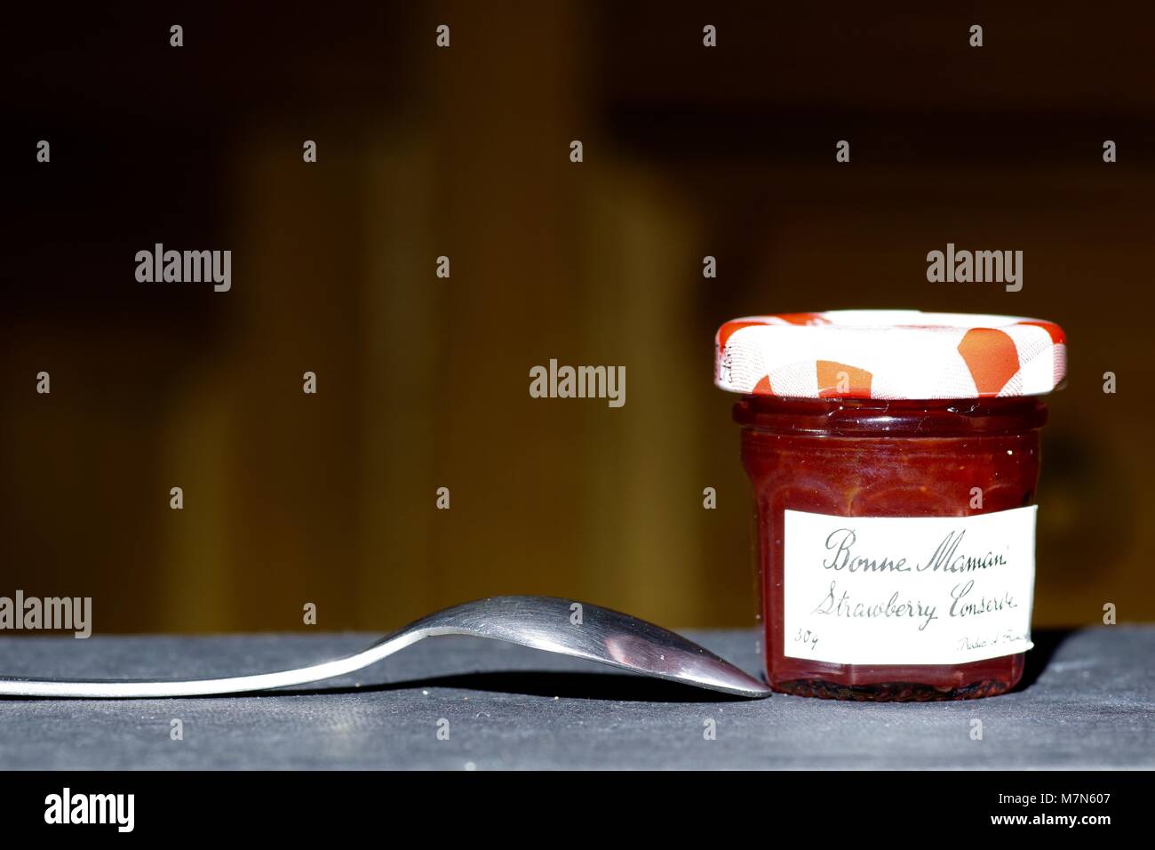 Mini Individual Jam Jar Servings, Hotel Breakfast Travel Jam. Aberdeen