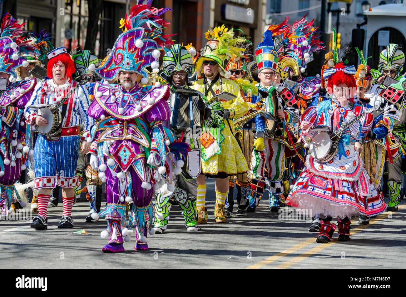 Hundreds lined Philadelphia's streets to celebrate the annual St