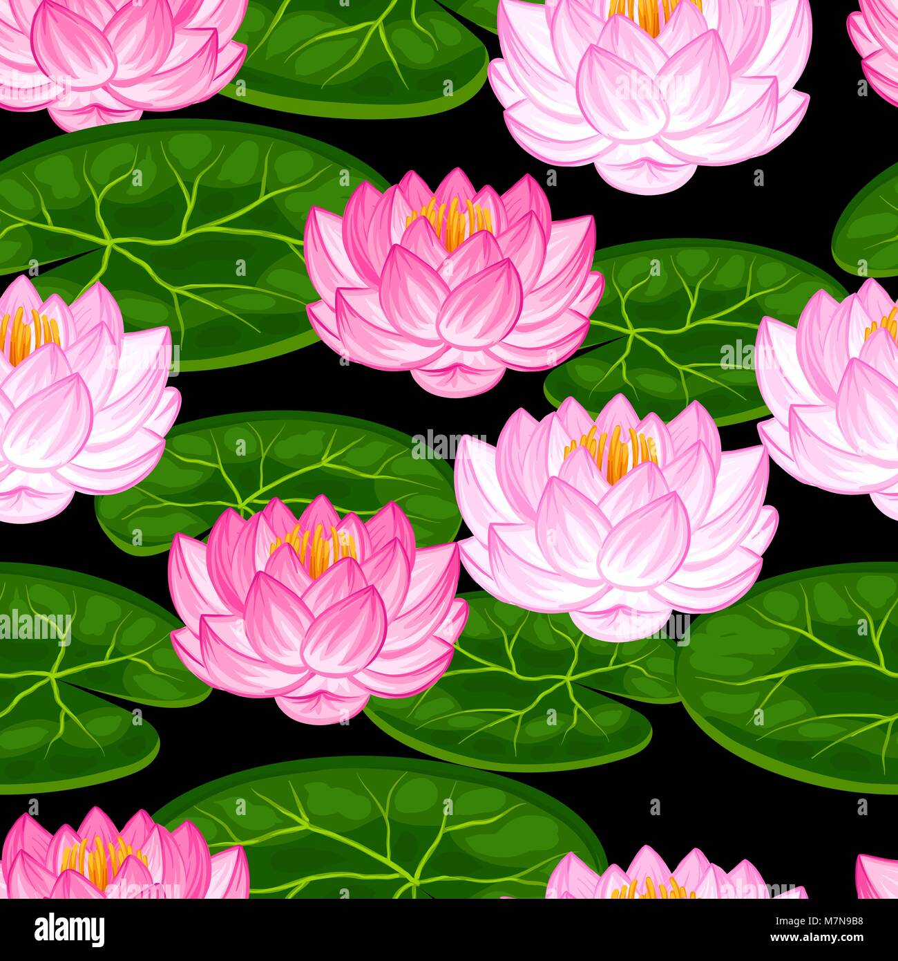 Lotus Pattern Background