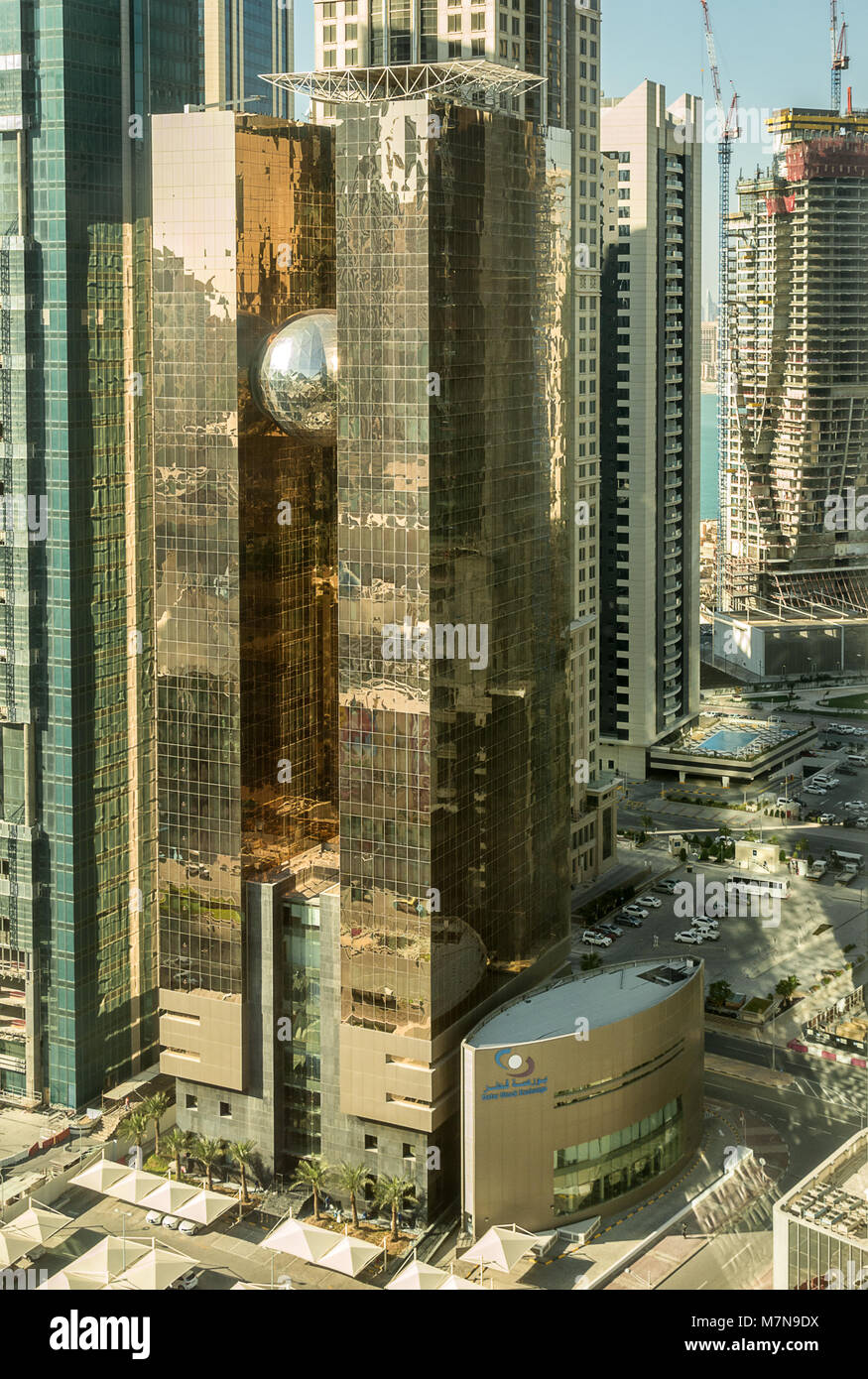 Qatar stock market Stock Photo