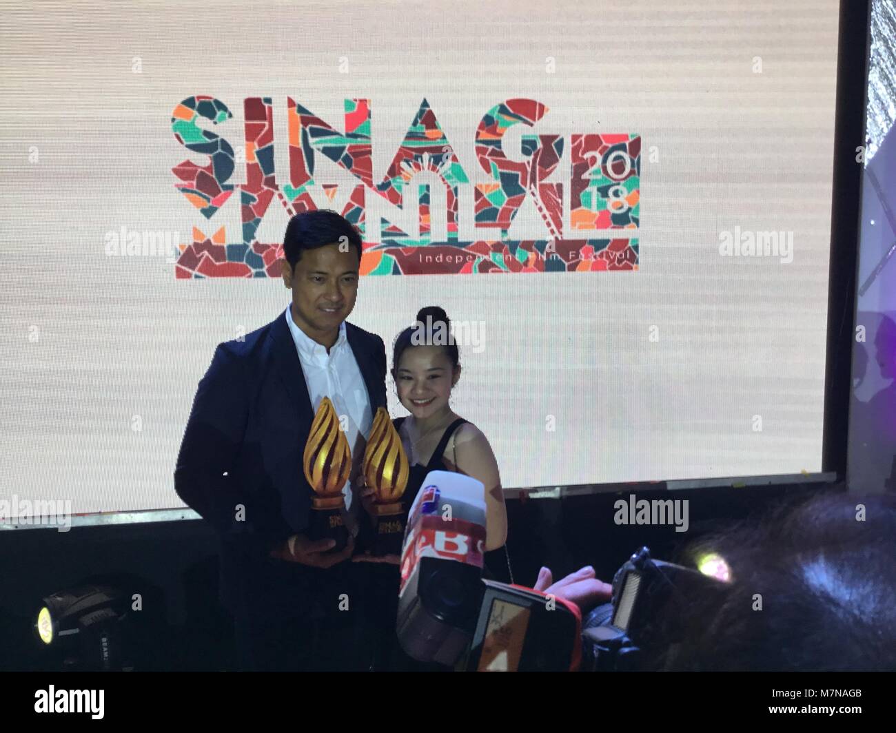 The 4th Sinag Maynila Independent Film Festival concluded at Conrad Hotel in Pasay City with the awarding of the winners in different categories: BEST SHORT FILM: The Duwende by Odin Fernandez BEST DOCUMENTARY: (Mahal, 2017) by Janine Patricia Santos JURY AWARD (DOCUMENTARY): Journeyman Finds Home: The Simone Rota Story by Albert Almendralejo, Maricel Cariaga BEST SOUND: Mikko Quizon for Abomination BEST MUSIC: Fergus Cronkite for Melody/Random/Melbourne! BEST PRODUCTION DESIGN: El Peste BEST EDITING: Diego Marx Robles for Tale of the Lost Boys BEST CINEMATOGRAPHY: Pipo Domagas for Bomba (The Stock Photo