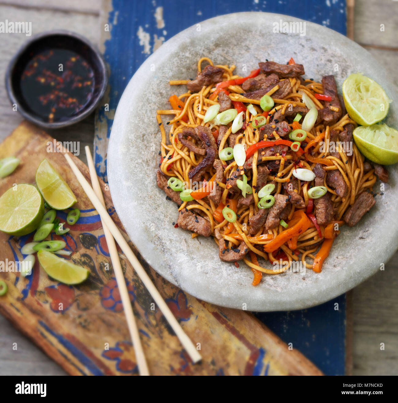 Beef Stirfry Stock Photo
