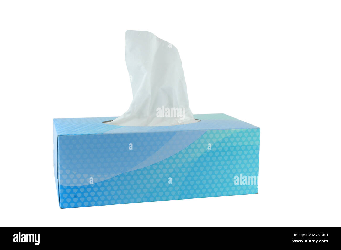 A isolated box of tissues Stock Photo