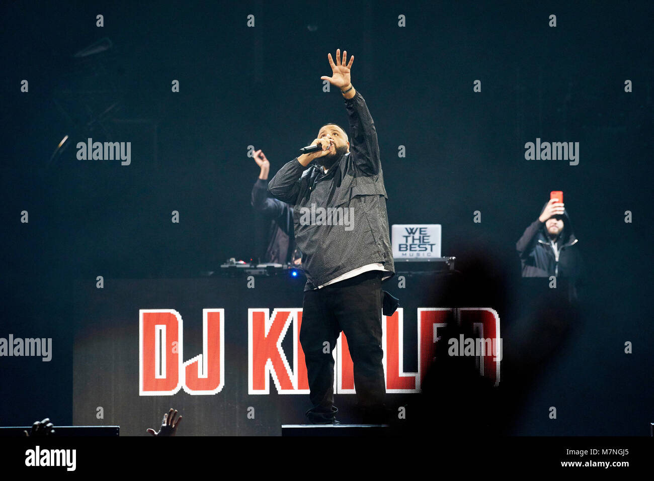 MINNEAPOLIS, MN MARCH 10: DJ Khaled performs at Target Center on March 10, 2018 in Minneapolis, Minnesota. Credit: Tony Nelson/MediaPunch Stock Photo