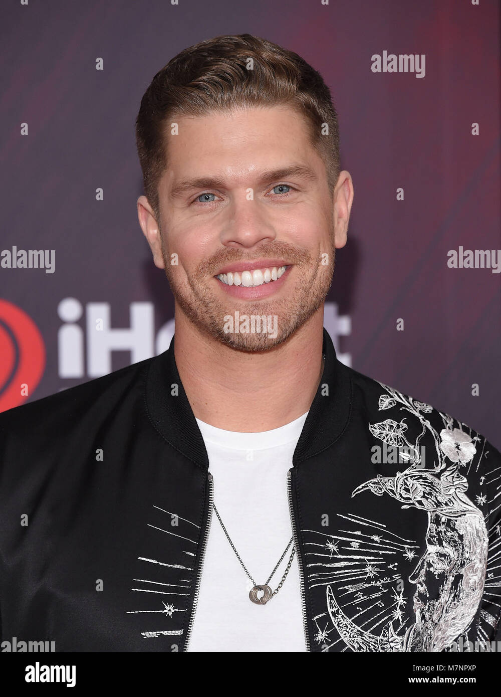 Inglewood, California, USA. 11th Mar, 2018. Dustin Lynch arrives for