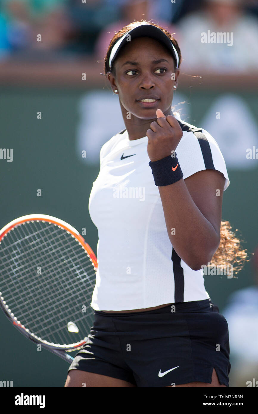 Indian Wells, California, USA. 11th Mar, 2018. Sloane Stephens (USA
