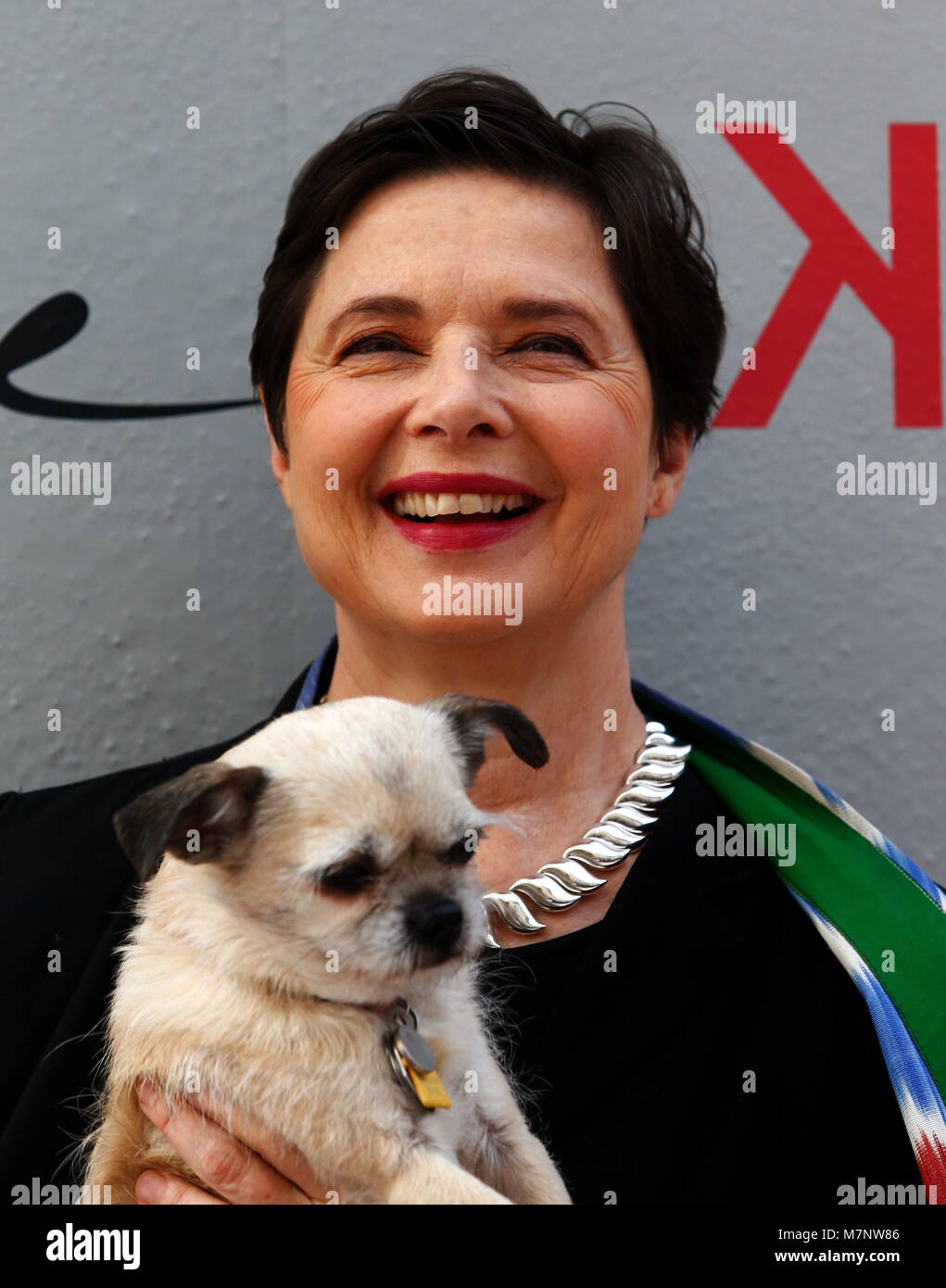 Isabella Rossellini  presents the world premiere of the new show Link link circus, at the Akademia Theater Stock Photo