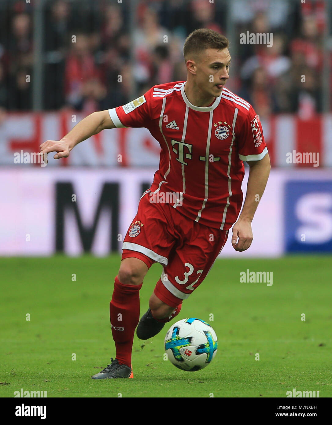 20180310 Football 1. Bundesliga 26.Matchday at Allianz Arena Munich FC Bayern vs Hamburg SV Fussball Sport im Bild Joshua Kimmich FCB Copyright by Philippe Ruiz Stock Photo Alamy